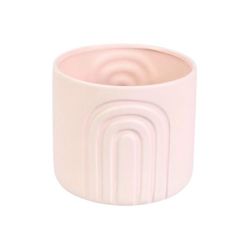 Doniczka ceramiczna różowa Porta wys.15x18 cm