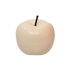 Figurka dekoracyjna beżowe Jabłko 14x12 cm