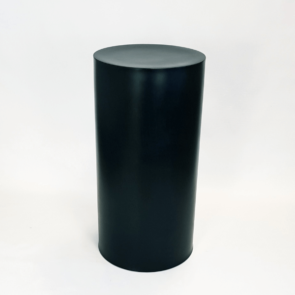Stolik kolumna okrągły stojak Tubus 89x33 cm, czarny